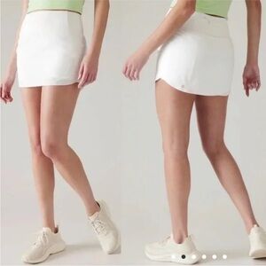 Athleta White Run With it Skort
